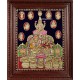 Kuberlakshmi Navagraha Tanjore Painting