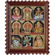 Lakshmi Balaji Saraswathi Murugan Ayyapan Ganesha Krishna Hanuman Sai Baba Tanjore Painting