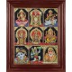 Lakshmi Balaji Saraswathi Murugan Ayyapan Ganesha Krishna Hanuman Sai Baba Tanjore Painting