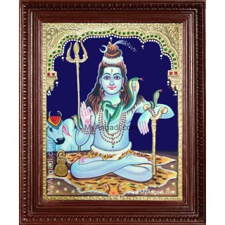 Lord Shiva Ji Tanjore Painting