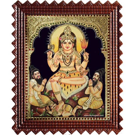 Dakshinamurthi Tanjore Painting Dakshinamurthi Tanjore Painting