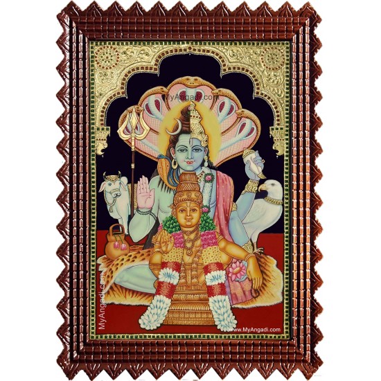 Sankara Narayanan Hariharan - Ayyappan Tanjore Painting