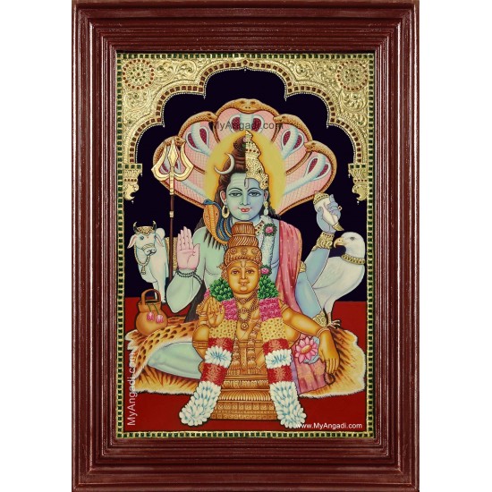 Sankara Narayanan Hariharan - Ayyappan Tanjore Painting