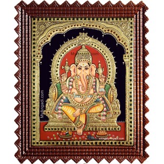 Ganesh Tanjore Painting