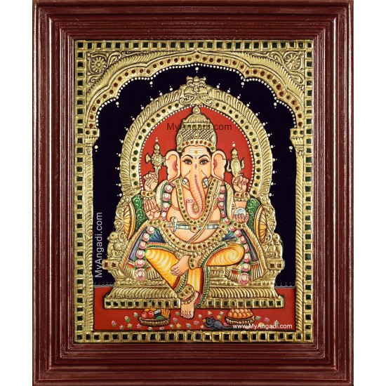 Ganesh Tanjore Painting