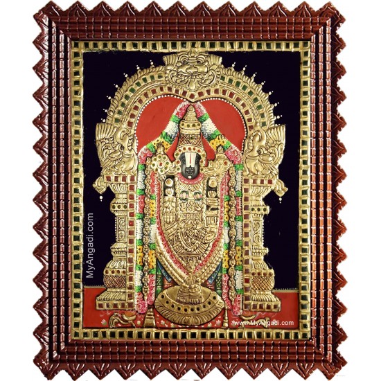 Tirupathi Perumal Tanjore Painting Tirupathi Perumal Tanjore Painting