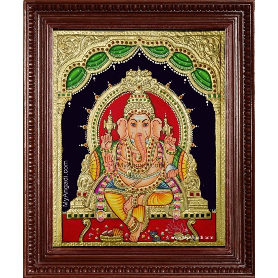 Vinayakar Tanjore Painting Vinayakar Tanjore Painting