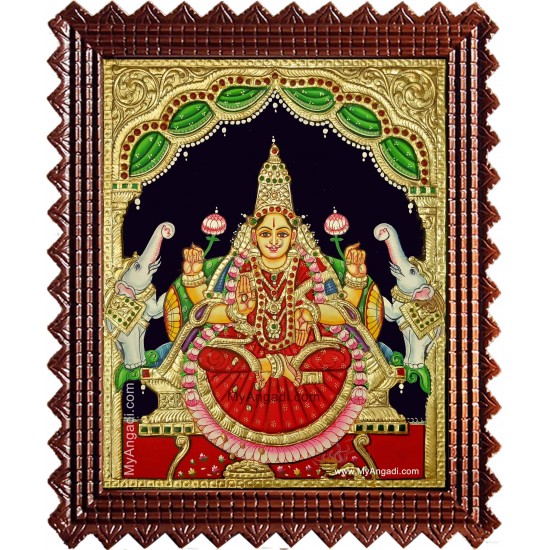 Gaja Laxmi Tanjore Painting