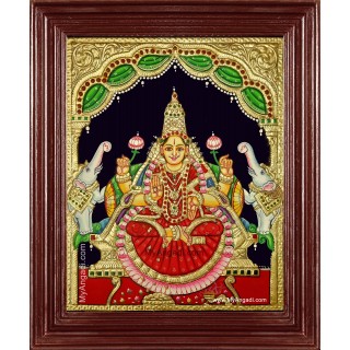 Gaja Laxmi Tanjore Painting