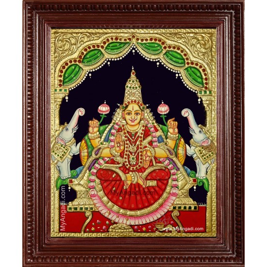 Gaja Laxmi Tanjore Painting