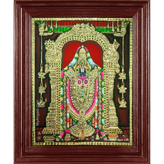 Thirupathi Venkateswaran Tanjore Painting Thirupathi Venkateswaran Tanjore Painting