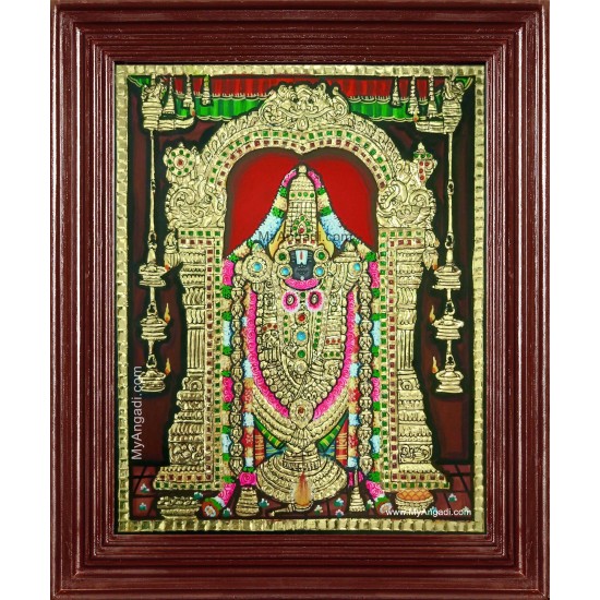 Thirupathi Venkateswaran Tanjore Painting