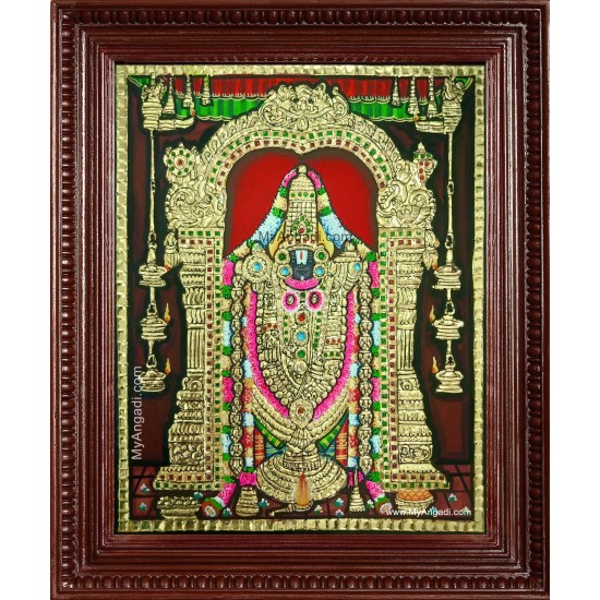 Thirupathi Venkateswaran Tanjore Painting Thirupathi Venkateswaran Tanjore Painting