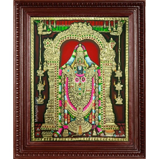 Thirupathi Venkateswaran Tanjore Painting