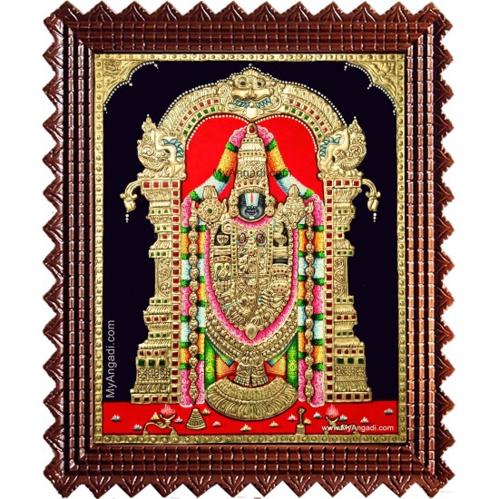 Tirupathi Balaji Tanjore Painting