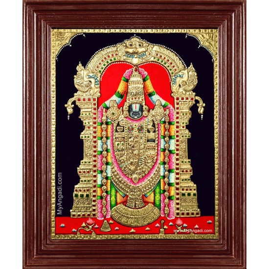 Tirupathi Balaji Tanjore Painting