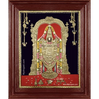 Thirupathi Venkatachalapathi Tanjore Painting