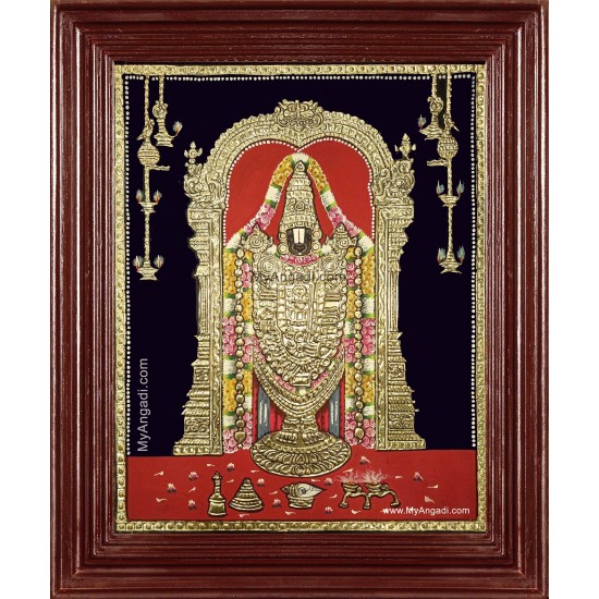 Thirupathi Venkatachalapathi Tanjore Painting Thirupathi Venkatachalapathi Tanjore Painting