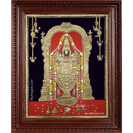 Thirupathi Venkatachalapathi Tanjore Painting Thirupathi Venkatachalapathi Tanjore Painting