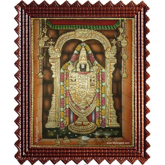 Tirupathi Perumal Tanjore Painting