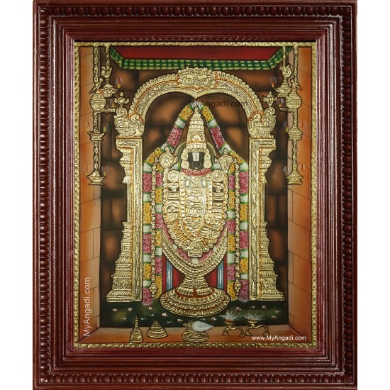 Tirupathi Perumal Tanjore Painting