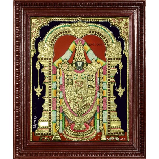 Tirupathi Venkateswara Tanjore Painting Tirupathi Venkateswara Tanjore Painting