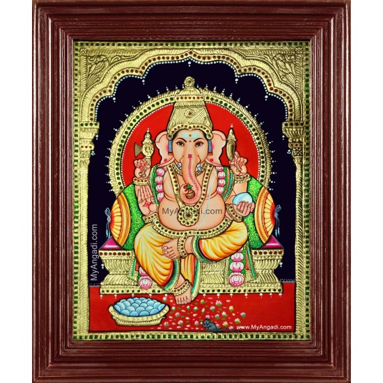 Shree Ganesha Tanjore Painting