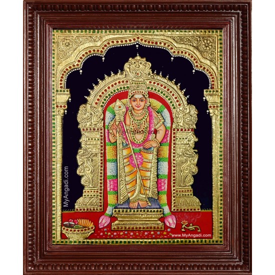 Murugan Tanjore Painting Murugan Tanjore Painting