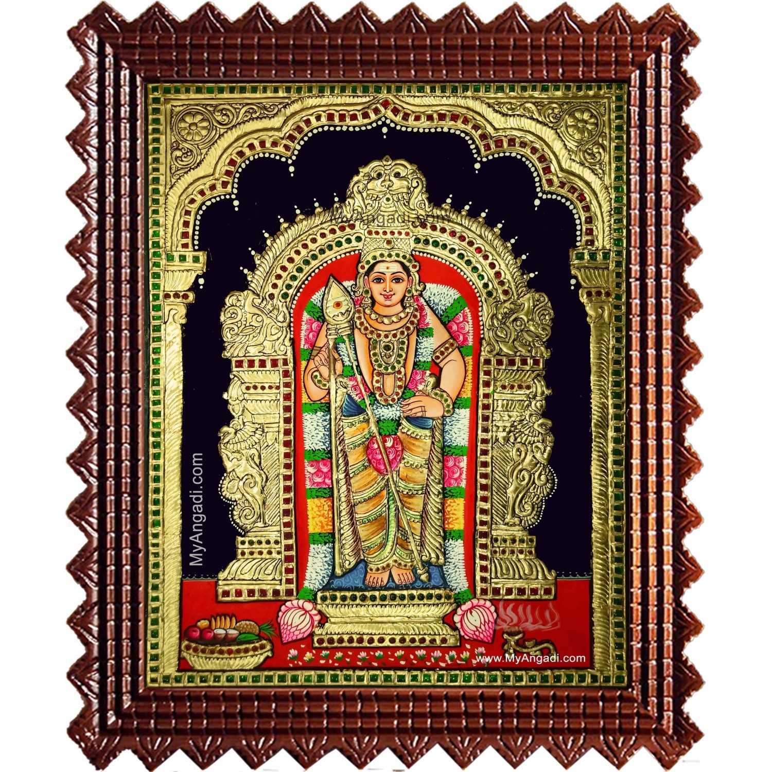 Lord Muruga Tanjore Painting Buy Tanjore Paintings Online Shopping in