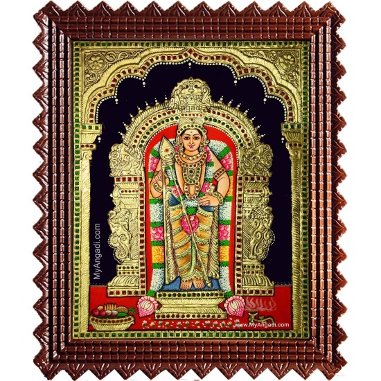 Lord Muruga Tanjore Painting Lord Muruga Tanjore Painting