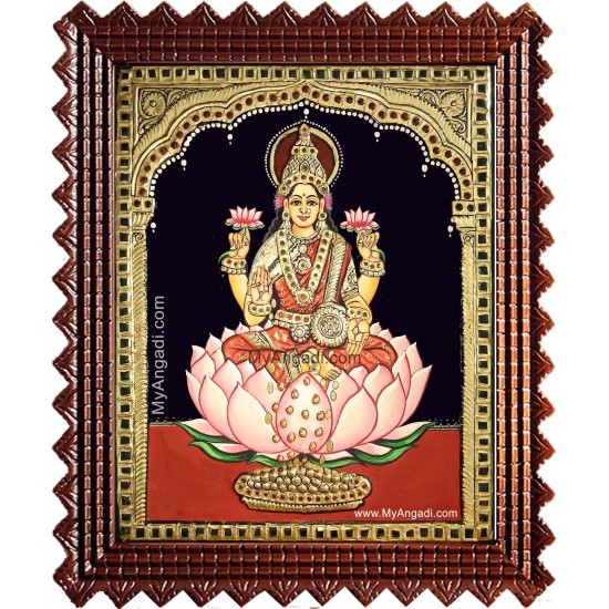 Dhana Lakshmi Tanjore Painting