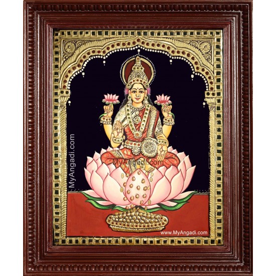 Dhana Lakshmi Tanjore Painting