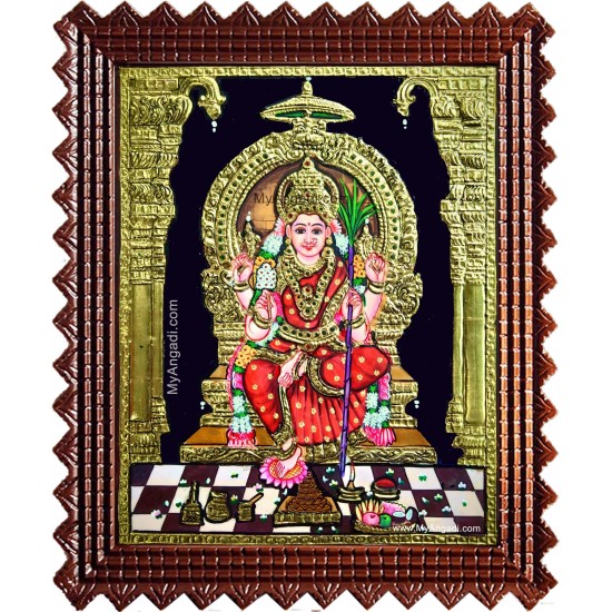 Goddess Lalitha Devi Thanjavur Painting