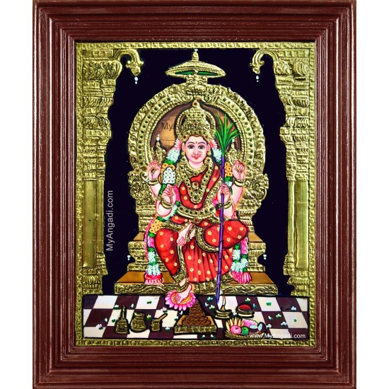 Goddess Lalitha Devi Thanjavur Painting Goddess Lalitha Devi Thanjavur Painting