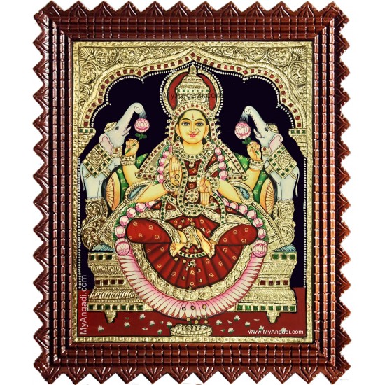 Gaja Laxmi Tanjore Painting