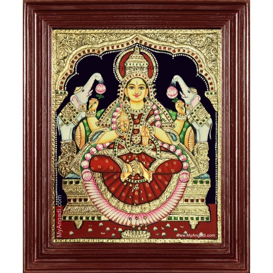 Gaja Laxmi Tanjore Painting