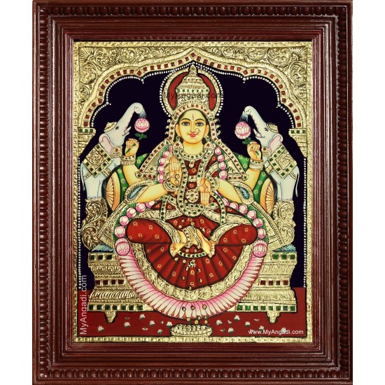 Gaja Laxmi Tanjore Painting