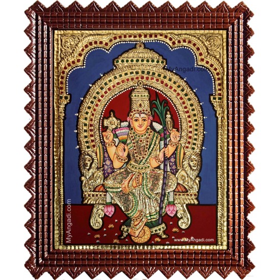 Lalitha Devi Tanjore Painting Lalitha Devi Tanjore Painting