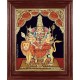 Simhavahini Durgai Amman Tanjore Painting