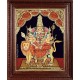 Simhavahini Durgai Amman Tanjore Painting