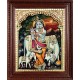 Cow Krishna With Flute Tanjore Painting Cow Krishna With Flute Tanjore Painting