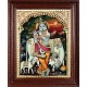 Cow Krishna With Flute Tanjore Painting