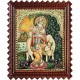 Krishna With Flute Komatha Tanjore Painting