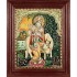 Krishna With Flute Komatha Tanjore Painting