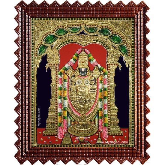 Lord Balaji Tanjore Painting