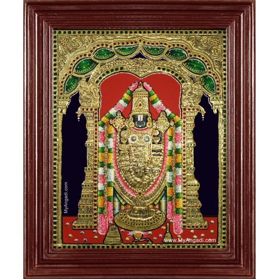 Lord Balaji Tanjore Painting