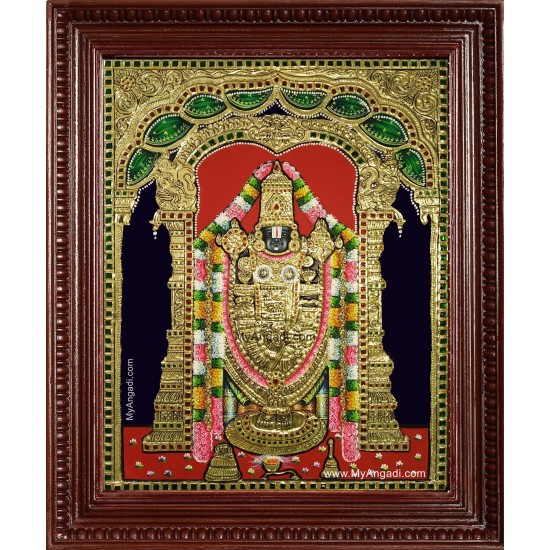 Lord Balaji Tanjore Painting