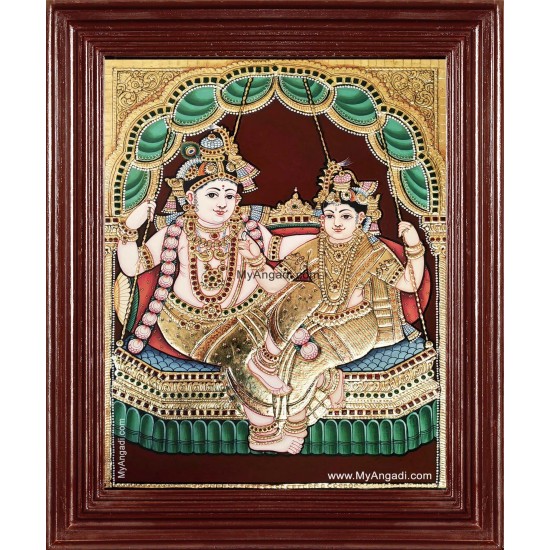 Radha Krishna Tanjore Painting Radha Krishna Tanjore Painting