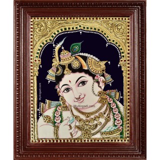 Shri Krishnar Tanjore Painting