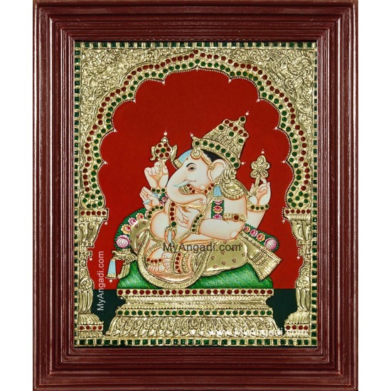 Sri Ganesha Tanjore Painting